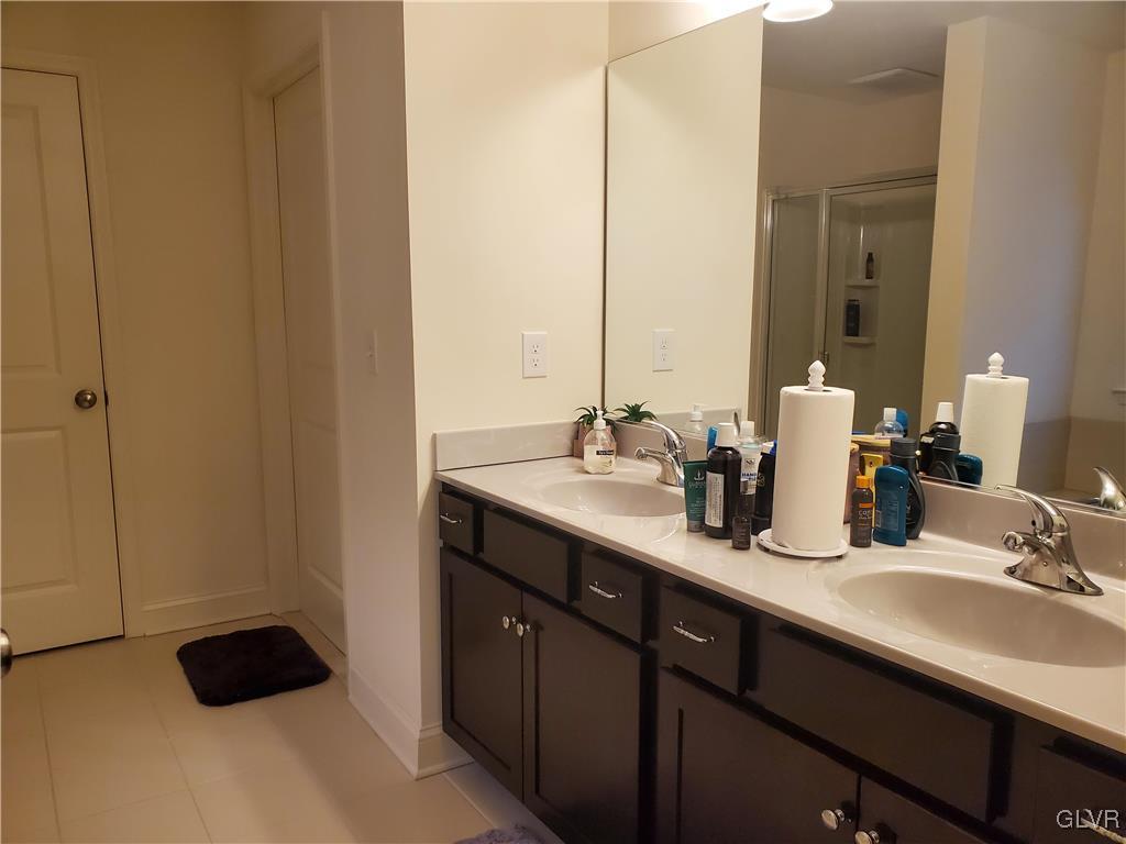 345 Newlins Road East Easton, PA 18040 - Photo 21 of 38 Bathroom with Dual Vanity, Ceramic Tile, Water Clo