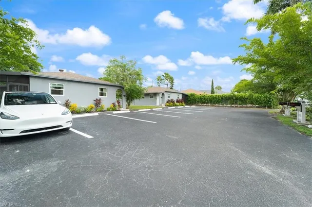 a car parked on the side of the road