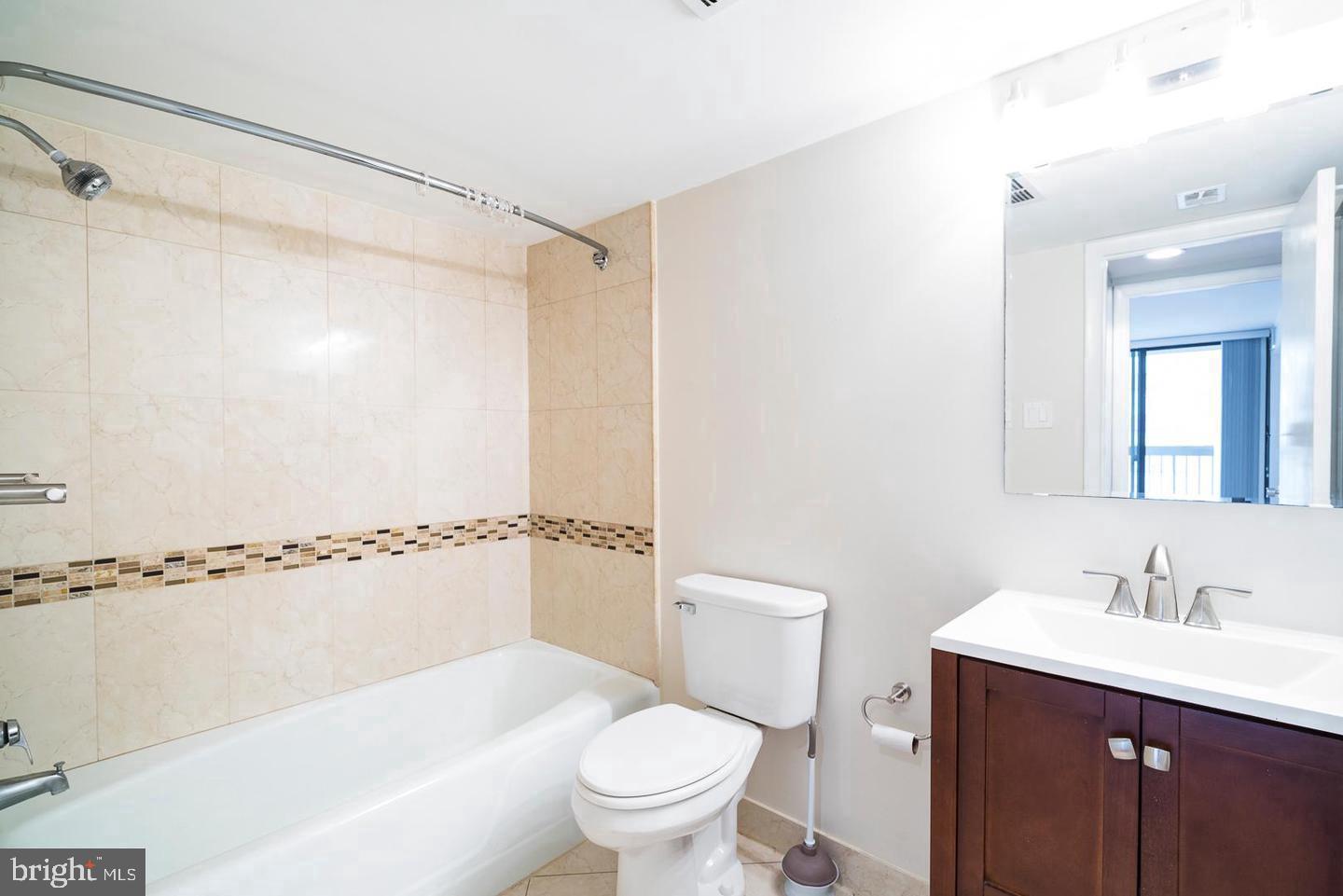 1140 23rd Street Northwest, Unit 707 Washington, DC 20037 - Photo 8 of 18 Modern bathroom with elegant finishes.