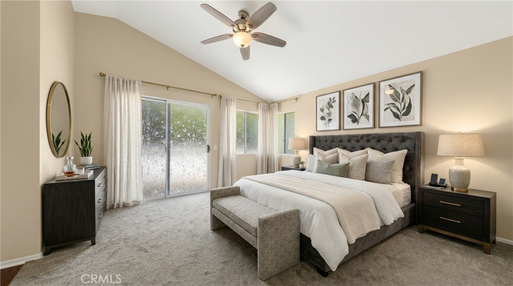 22678 Weatherly Court Wildomar, CA 92595 - Photo 26 of 54 Large 2nd Primary Bedroom Upstairs With Ceiling Fan And Plush Carpet - Digitally Staged