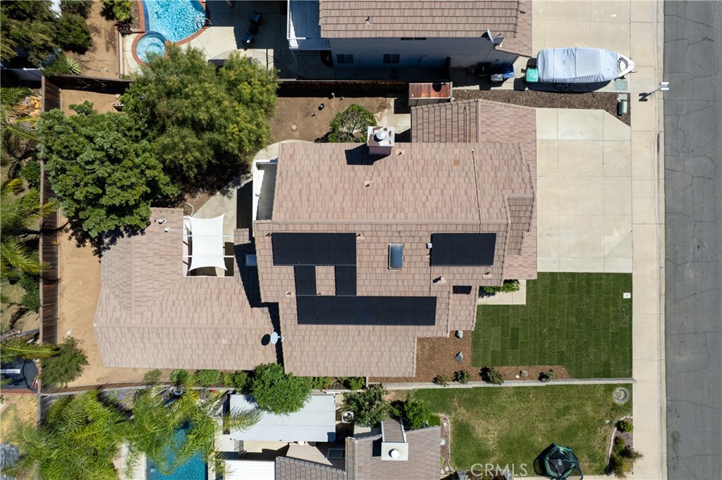 22678 Weatherly Court Wildomar, CA 92595 - Photo 52 of 54 Top-Down Aerial View Of Property Layout And Backyard Space