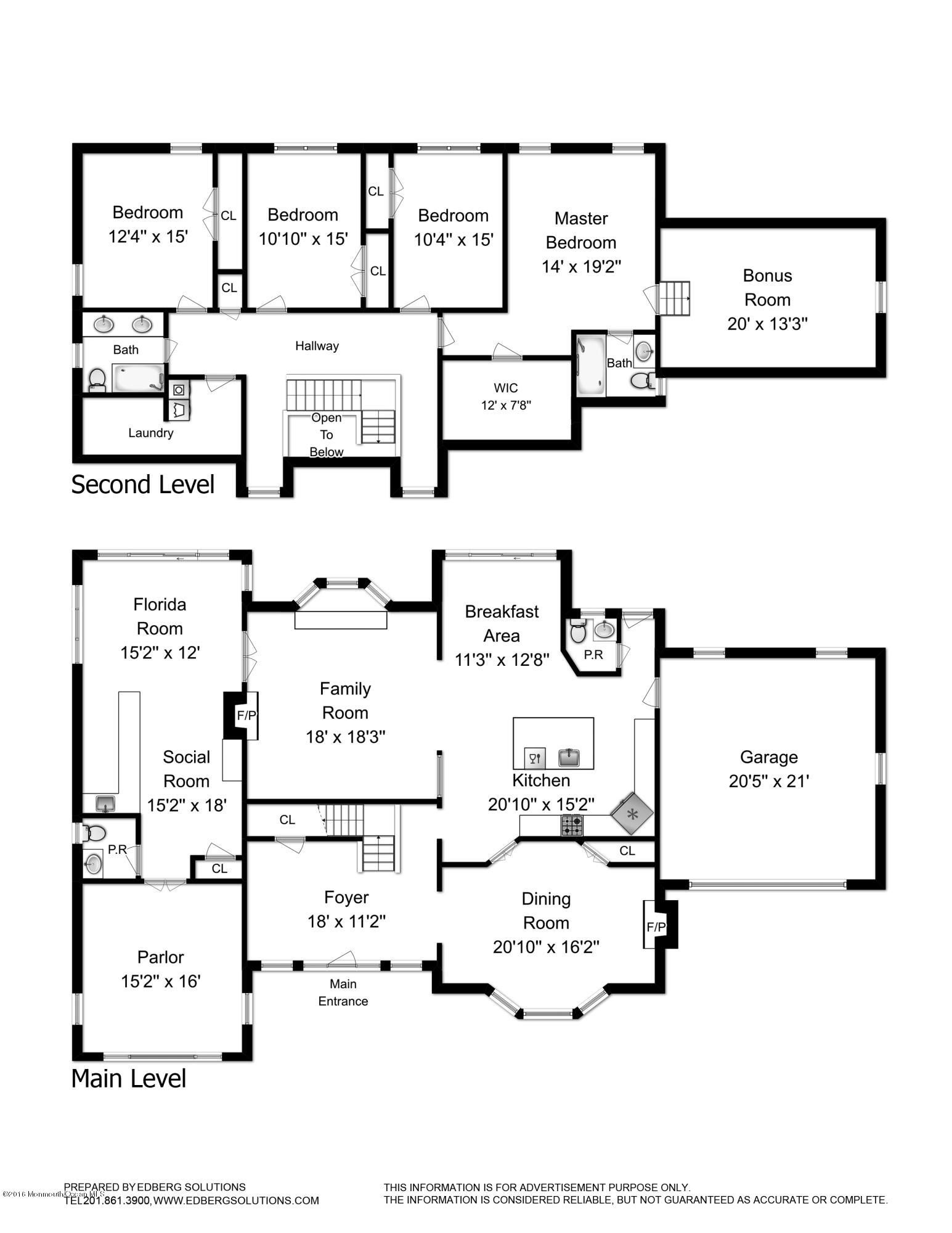 11 Blossom Road Rumson, NJ 07760 - Photo 70 of 70 Floor Plan - 11 Blossom Rd Rumson, NJ 07