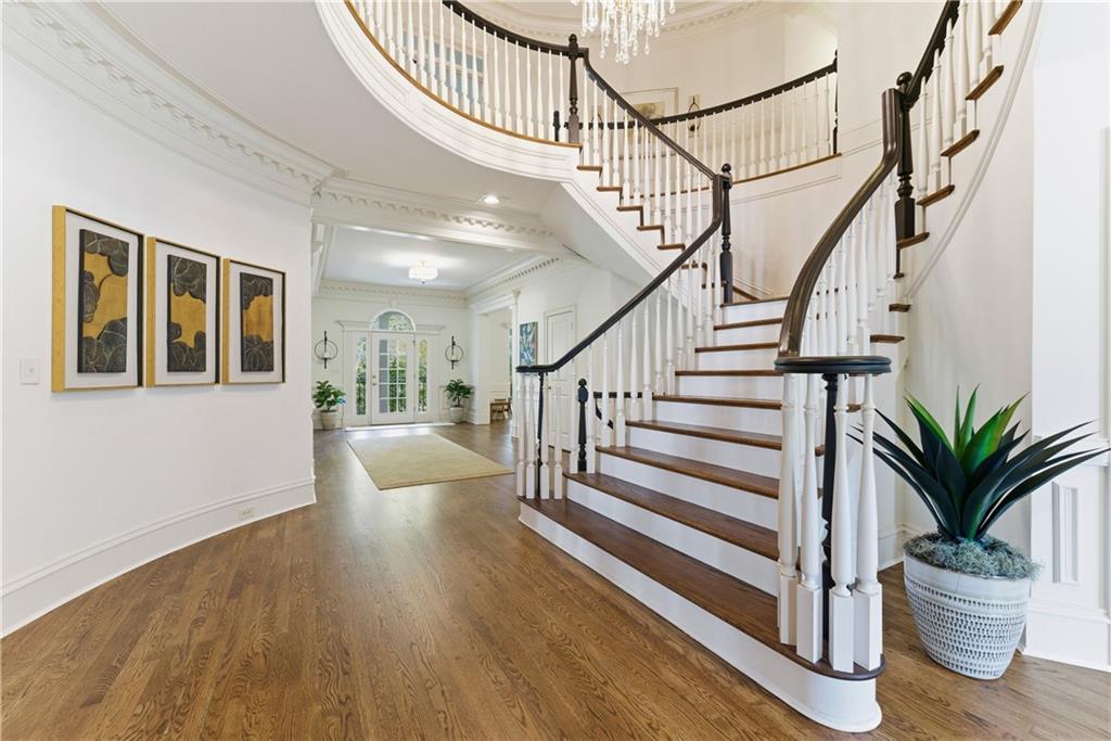2918 Major Ridge Trail Duluth, GA 30097 - Photo 13 of 70 a view of entryway and hall with wooden floor