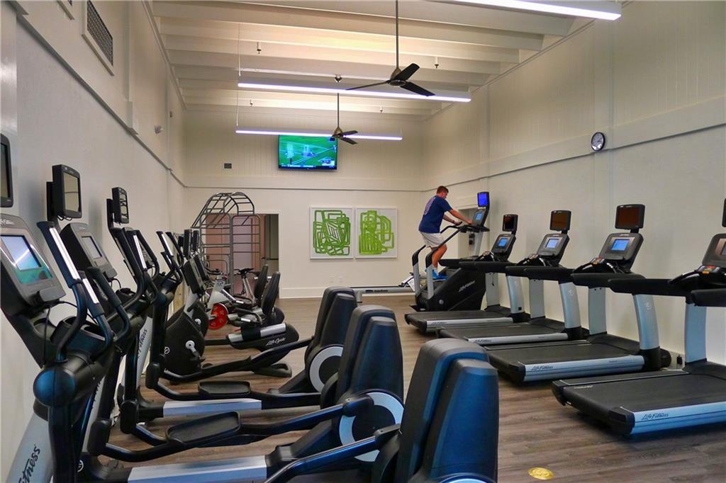2918 Major Ridge Trail Duluth, GA 30097 - Photo 64 of 70 a view of a room with gym equipment
