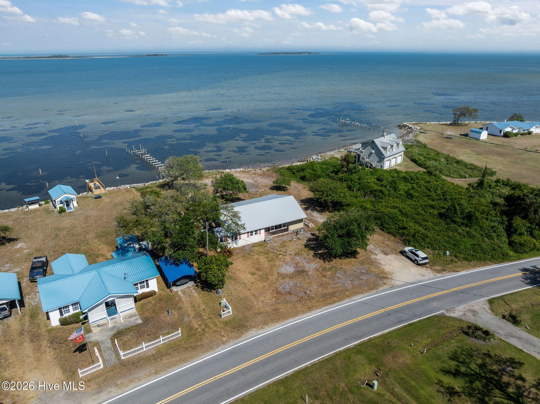 2472 Cedar Island Road Cedar Island, NC 28520 - Photo 1 of 33 Aerial