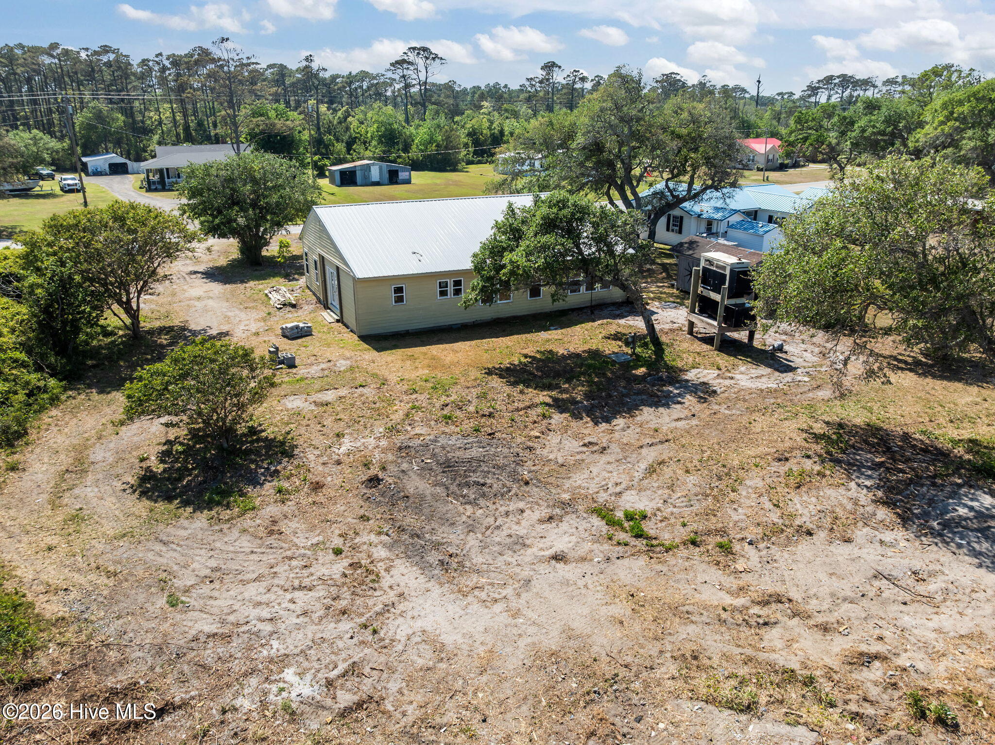 2472 Cedar Island Road Cedar Island, NC 28520 - Photo 16 of 33 Rear Aerial