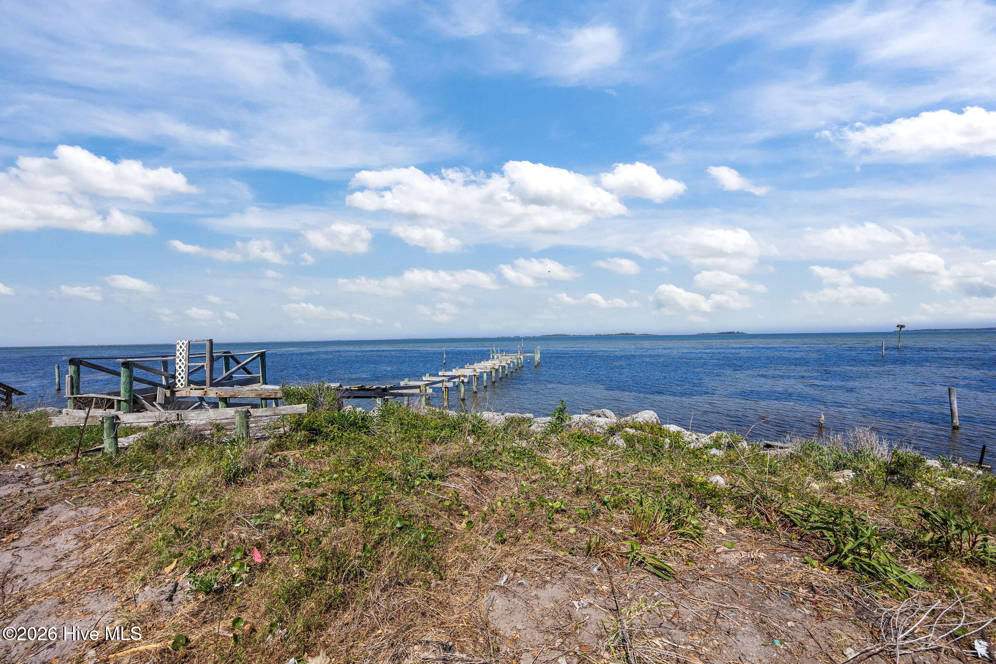 2472 Cedar Island Road Cedar Island, NC 28520 - Photo 17 of 33 Dock and Water View