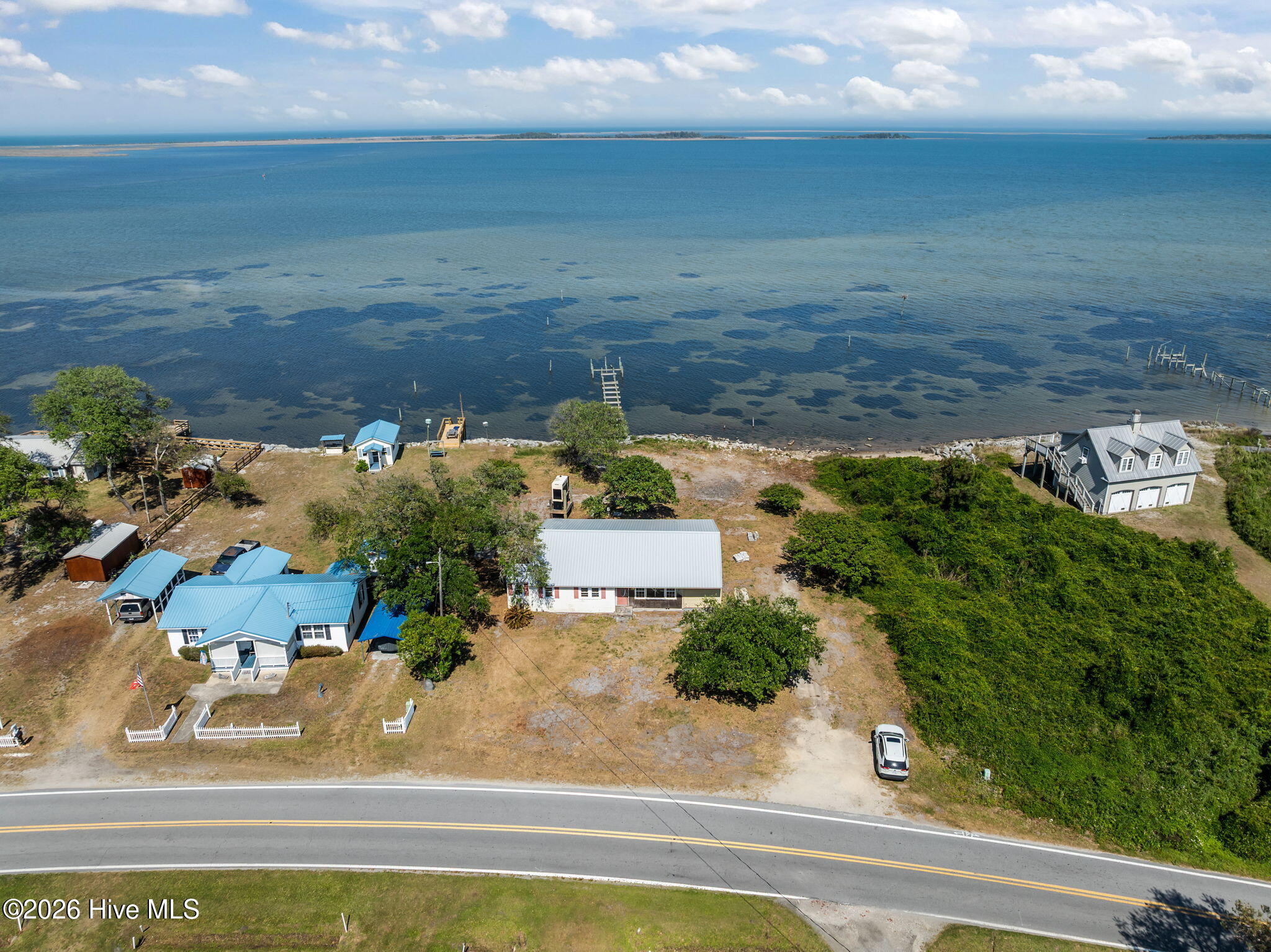 2472 Cedar Island Road Cedar Island, NC 28520 - Photo 32 of 33 Aerial