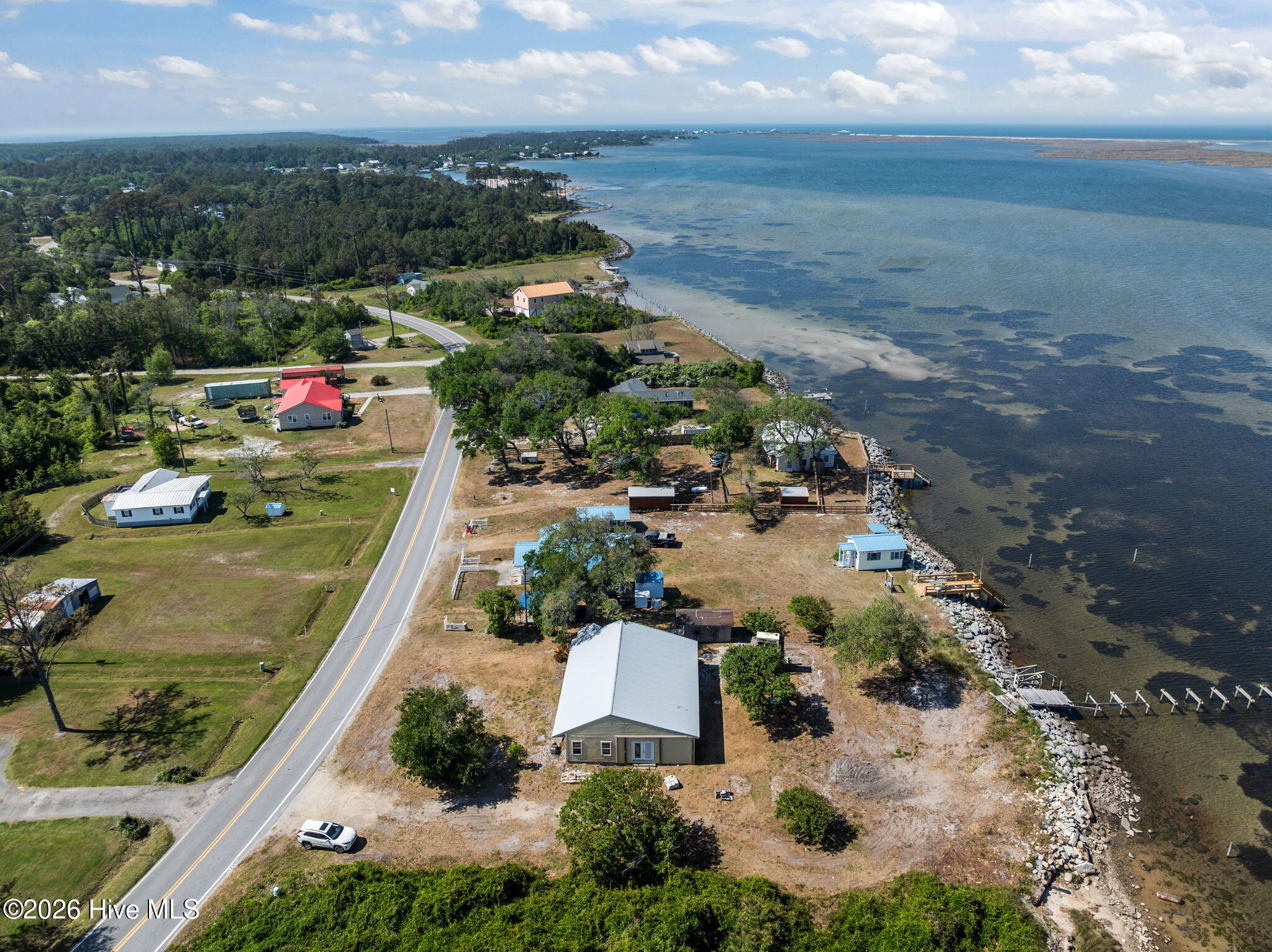 2472 Cedar Island Road Cedar Island, NC 28520 - Photo 33 of 33 Aerial