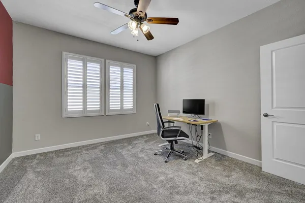 a view of a workspace with a window