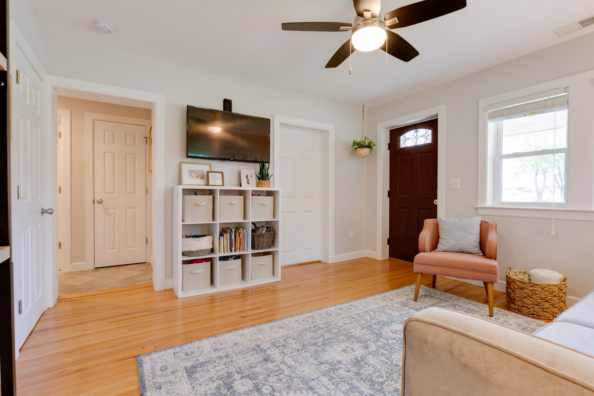 3020 Sylvia Road Dickson, TN 37055 - Photo 11 of 36 a living room with furniture and a flat screen tv