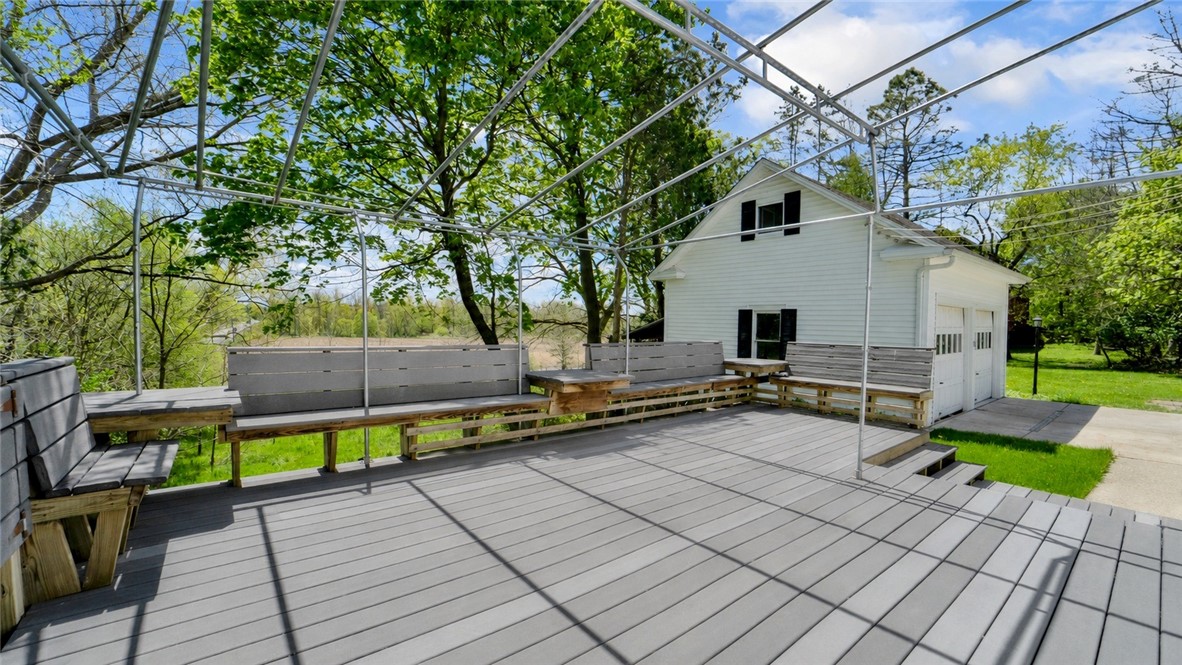 150 William Kidder Road Lancaster, NY 14086 - Photo 29 of 39 The Large Poly Deck, featuring built-in perimeter