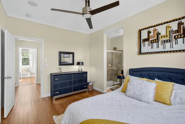 a front view of a building