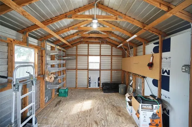 a view of a storage & utility room