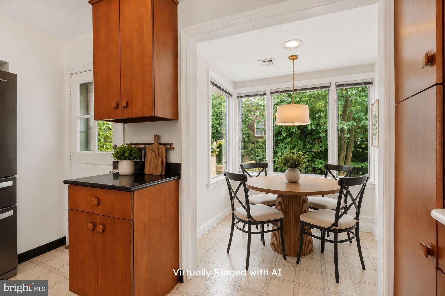 404 Old Farm Road Wyncote, PA 19095 - Photo 16 of 41 Bright kitchen with garden views.