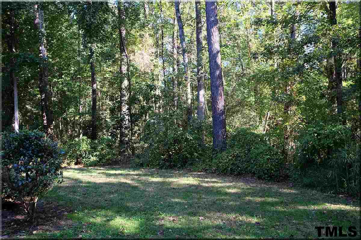 4517 Emmit Drive Raleigh, NC 27604 - Photo 19 of 25 a backyard of a house with lots of green space