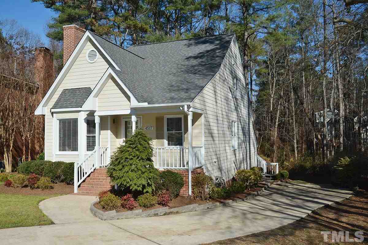 4517 Emmit Drive Raleigh, NC 27604 - Photo 21 of 25 front view of a house with a yard