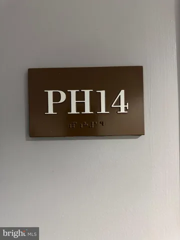 a view of wooden door