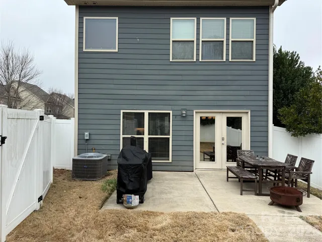 a view of a house with patio