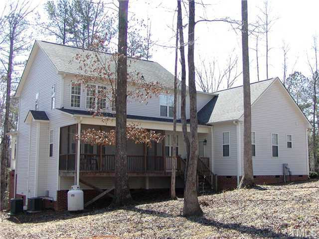 117 A Pierce Road Garner, NC 27529 - Photo 21 of 24 Screened Porch & Deck with great back yard Exterior Back