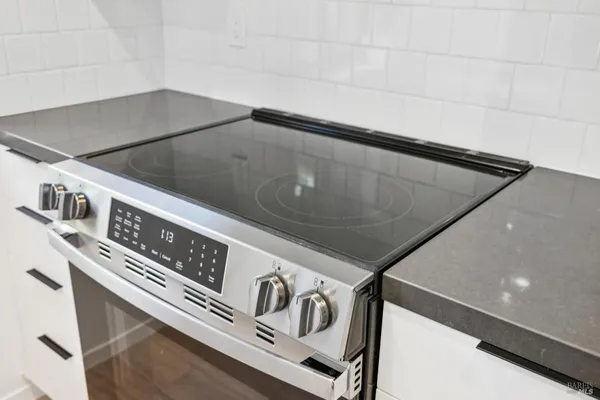 a close view of stove