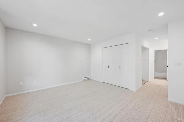 a view of an empty room