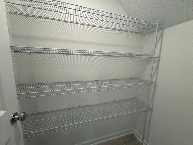 a close view of closet