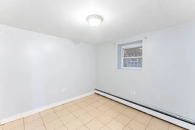 a view of a room with an empty space