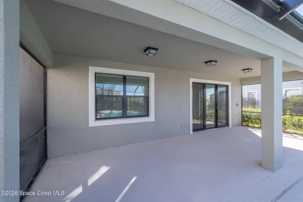 a house view with a garden space