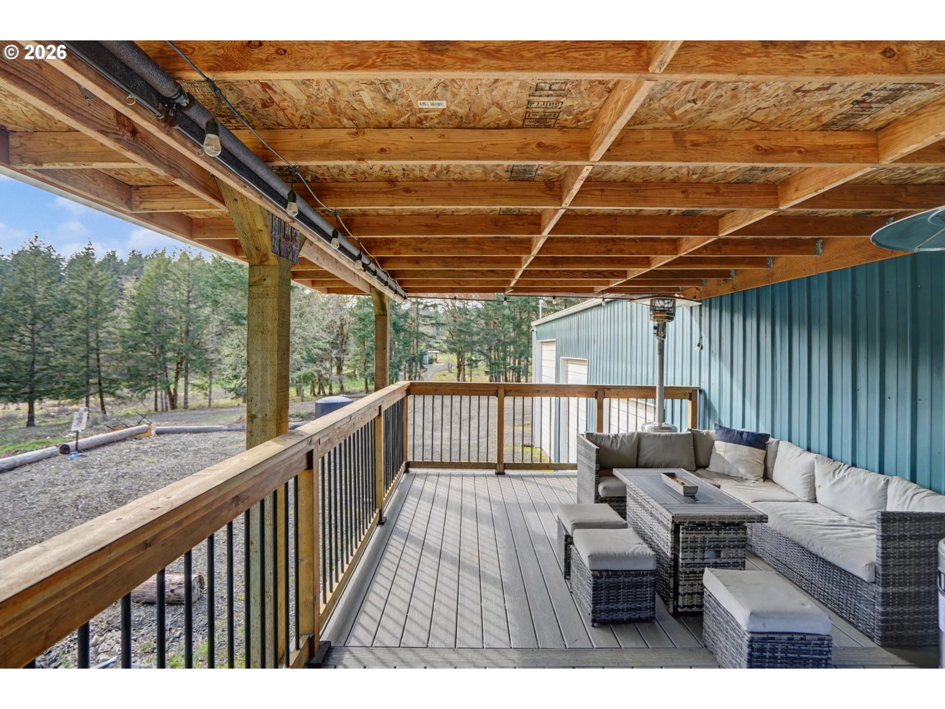 16310 Oakdale Road Dallas, OR 97338 - Photo 38 of 45 a view of a balcony with furniture