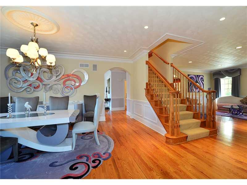 1114 Winnie Way Latrobe, PA 15650 - Photo 12 of 25 Dining Room. View of the first floor which show the open floor plan. You have a view of the dining room and stair case plus living room. Perfect for the intimate entertaining or large groups!