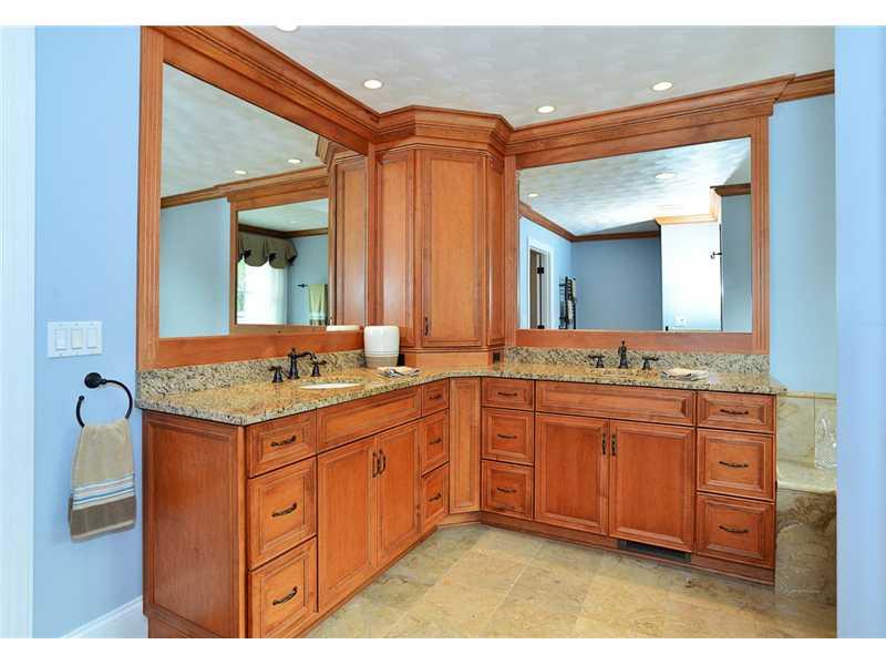 1114 Winnie Way Latrobe, PA 15650 - Photo 16 of 25 Master Bath/Spa. View of the master bath with it double bowl sinks and custom cabinets. Beautiful marble floors and so much more