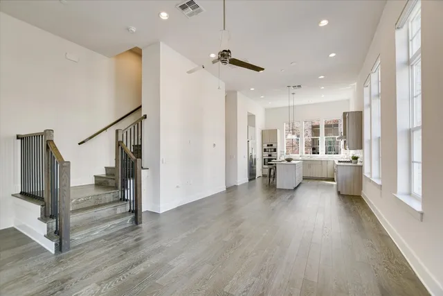 a view of a living room