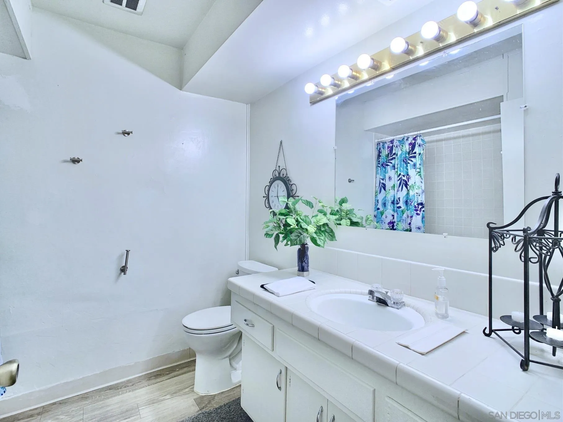 10111 Norte Mesa Drive Spring Valley, CA 91977 - Photo 16 of 29 a bathroom with a toilet sink and mirror