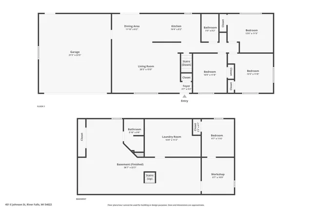 $379,900 | 451 East Johnson Street, River Falls, WI 54022
