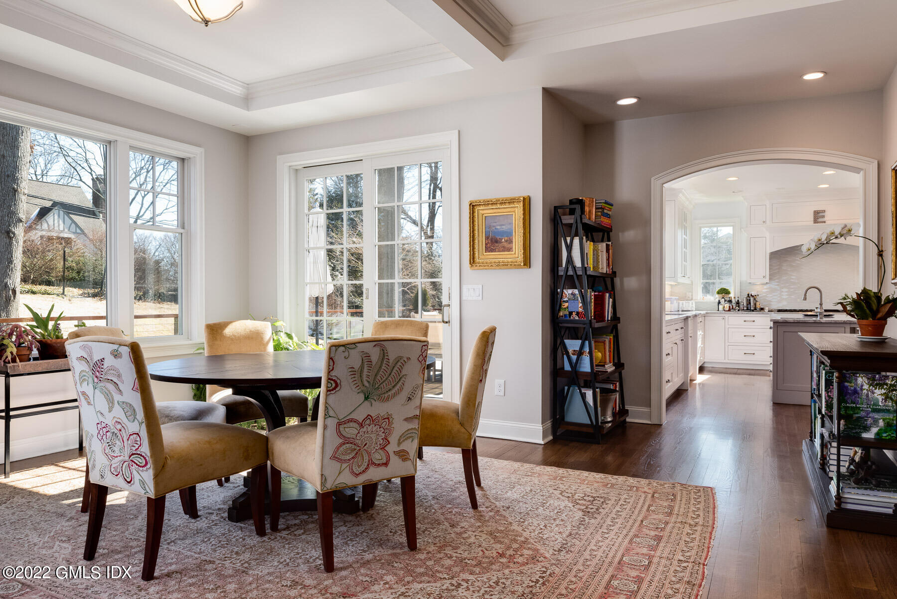 22 Widgeon Way Greenwich, CT 06830 - Photo 7 of 26 a view of a dining room with furniture and wooden floor