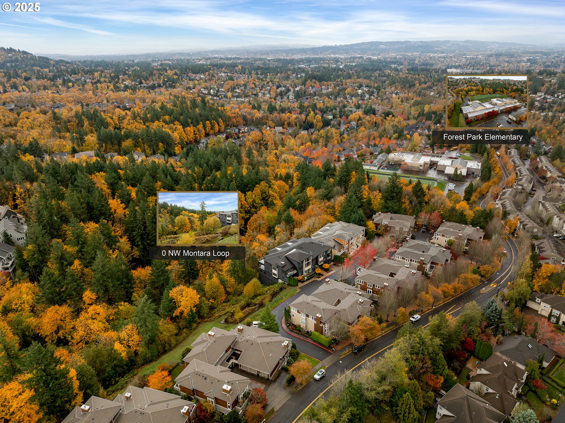 3030 Northwest Montara Loop Portland, OR 97229 - Photo 18 of 24 an aerial view of a city