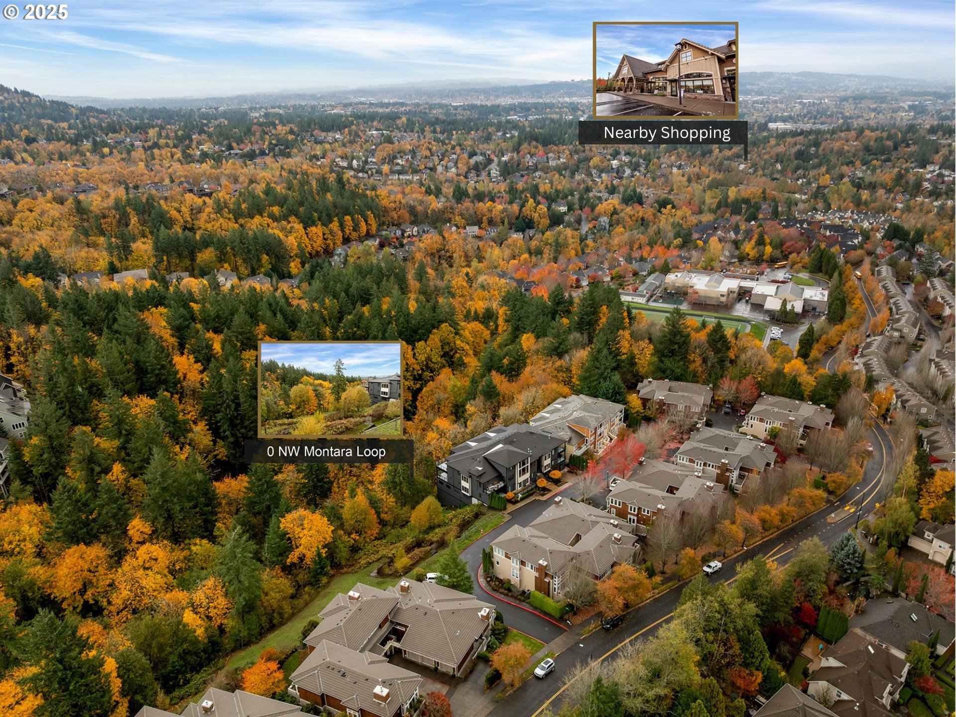 3030 Northwest Montara Loop Portland, OR 97229 - Photo 22 of 24 an aerial view of a city with lots of residential buildings