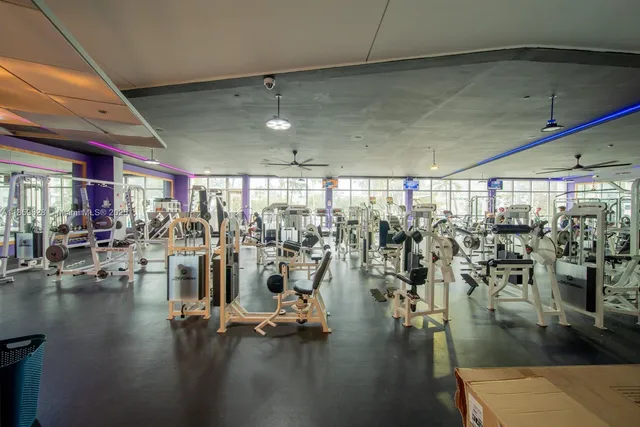 a view of a building and a street