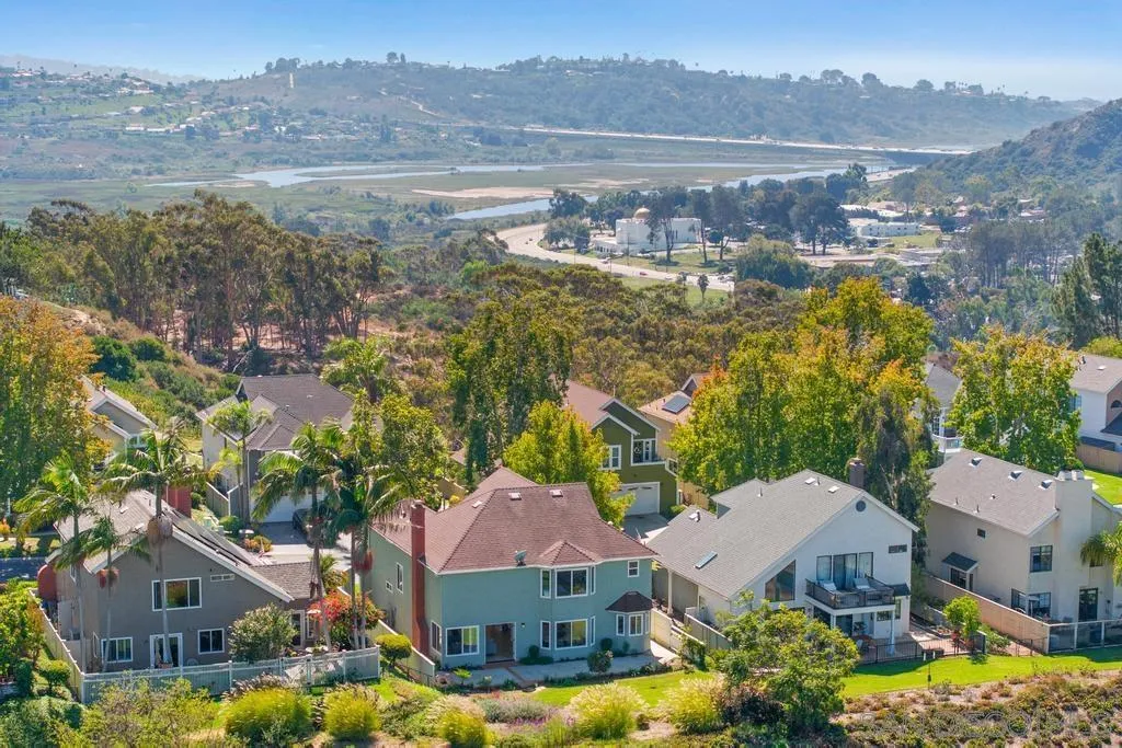 3638 Lorimer Lane Encinitas, CA 92024 - Photo 62 of 72 an aerial view of residential houses with outdoor space and river