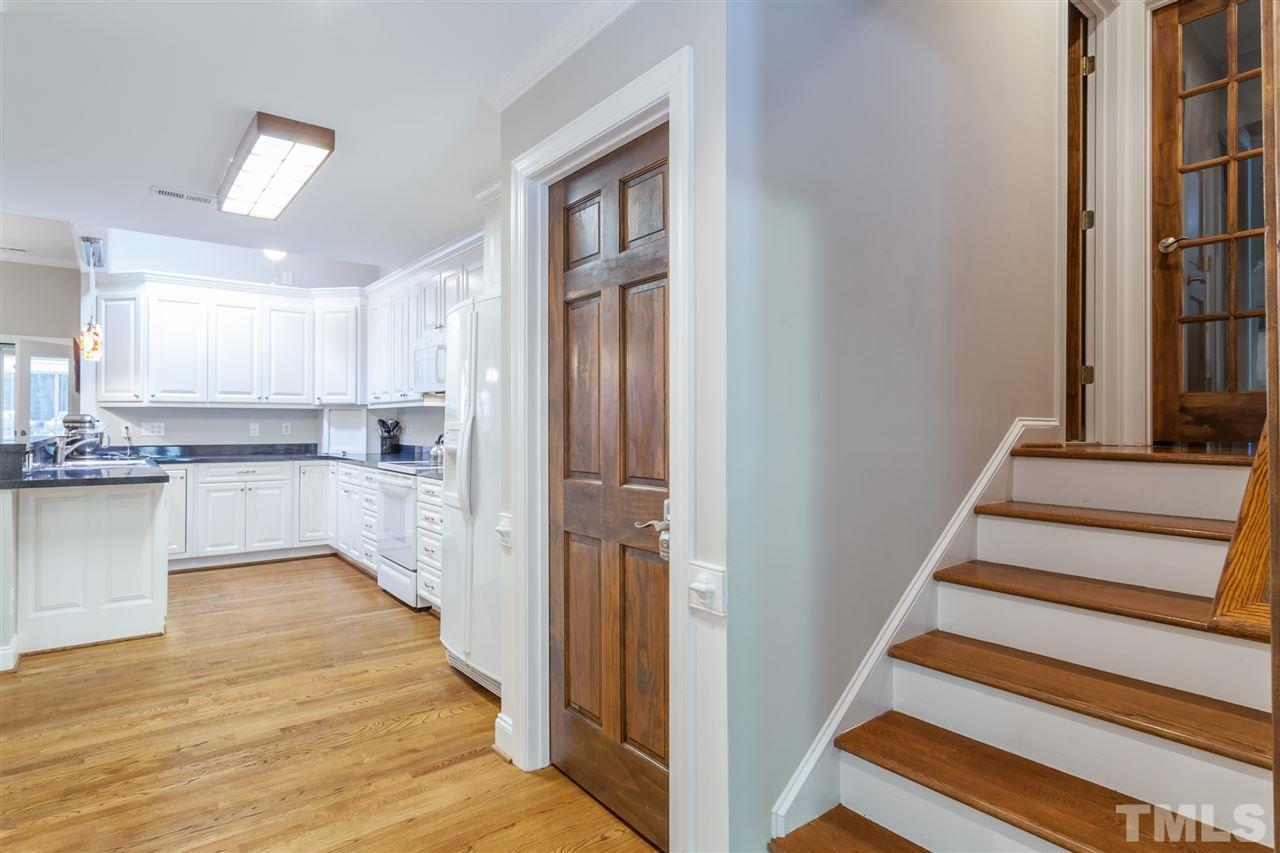 6609 King Lawrence Road Raleigh, NC 27607 - Photo 10 of 25 a view of entryway and kitchen