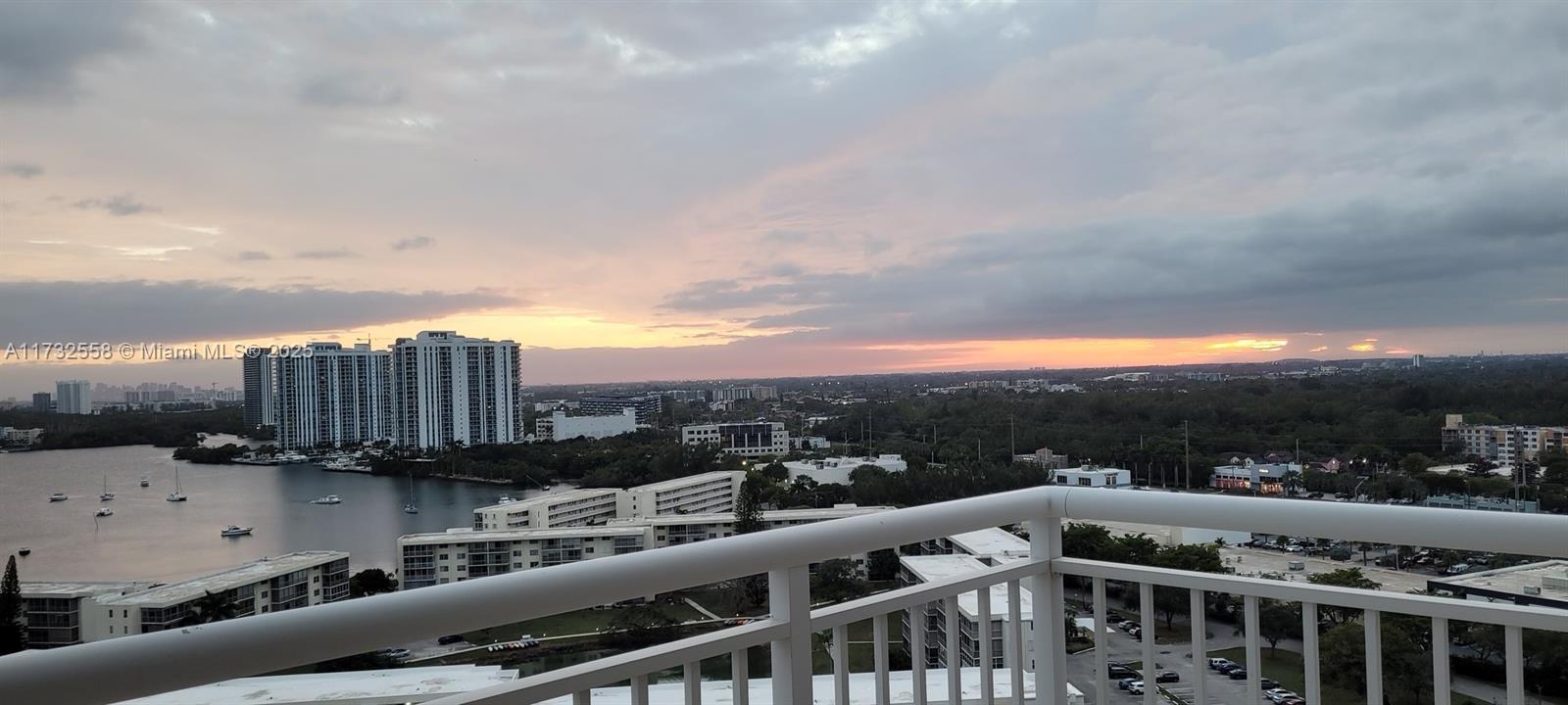 18031 Biscayne Boulevard, Unit PH03 Aventura, FL 33160 - Photo 19 of 21 a view of city with balcony