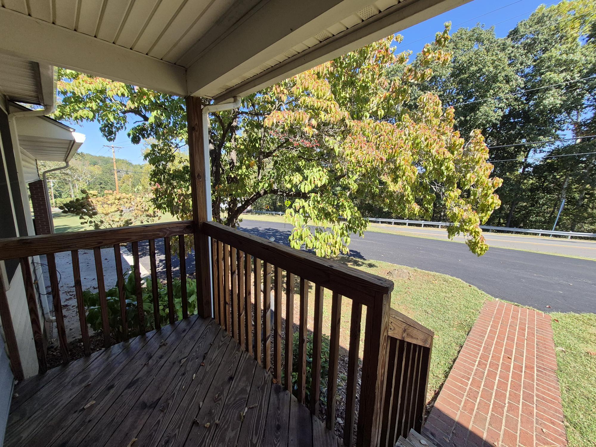 10048 Moneta Road Bedford, VA 24523 - Photo 45 of 51 a view of balcony with wooden floor