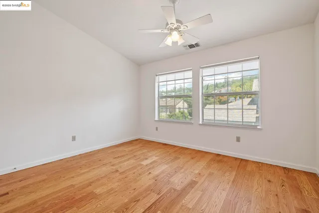 a close up view of racks on the wall