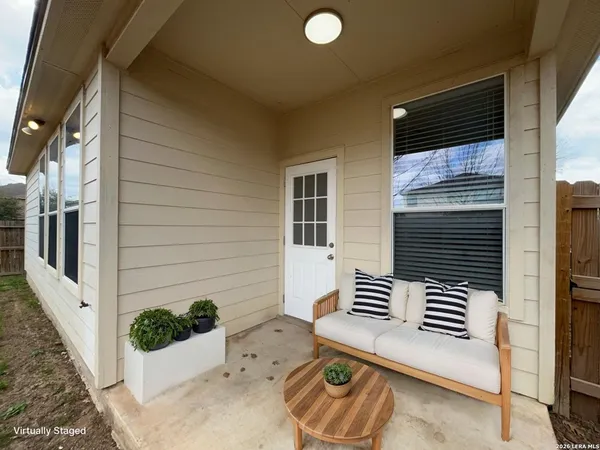 a view of outdoor space and deck