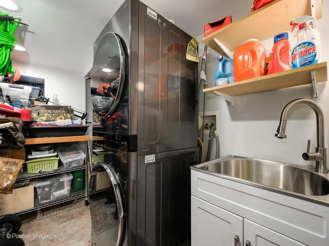 a close view of water heater room