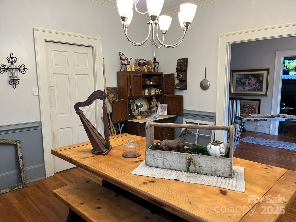 423 East Main Street Conway, NC 27820 - Photo 18 of 44 a view of a living room and dining room