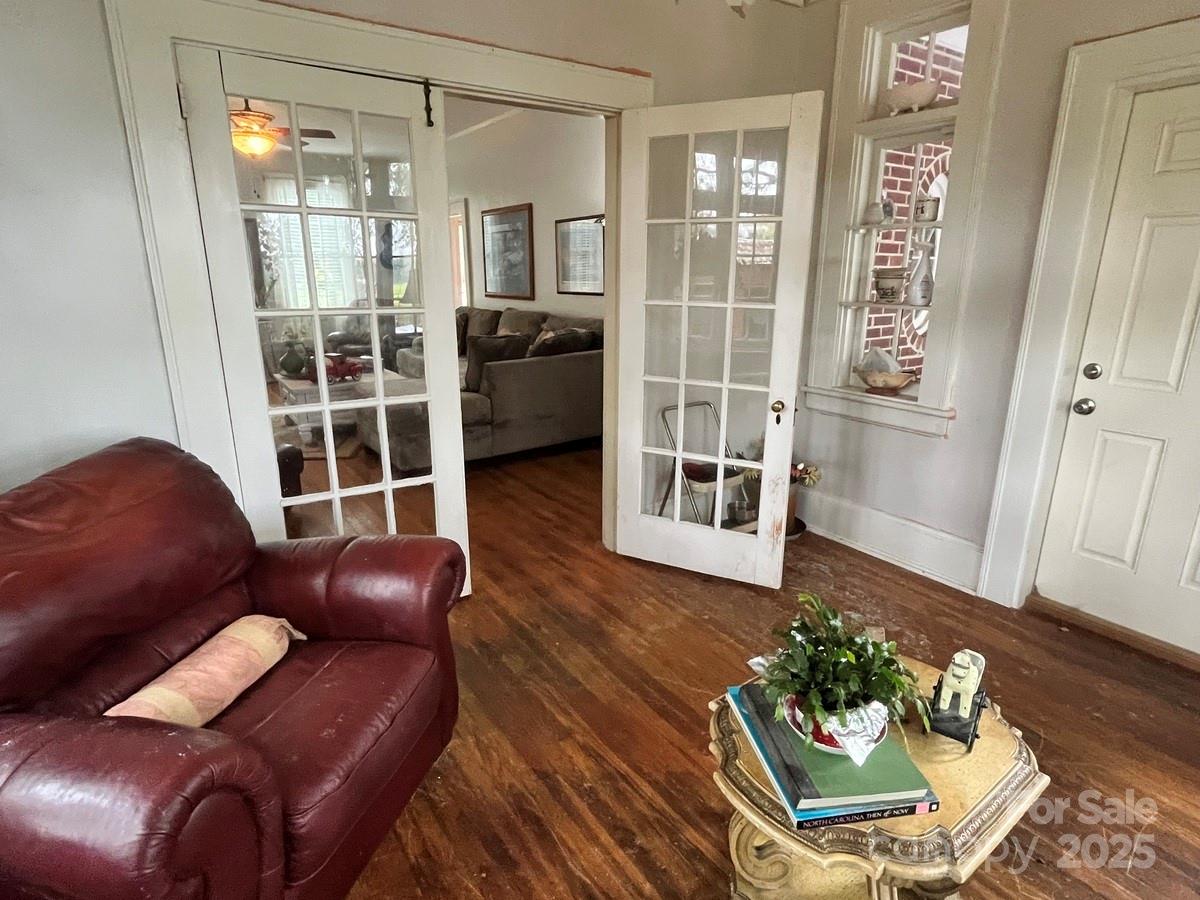 423 East Main Street Conway, NC 27820 - Photo 38 of 44 a living room with furniture and wooden floor