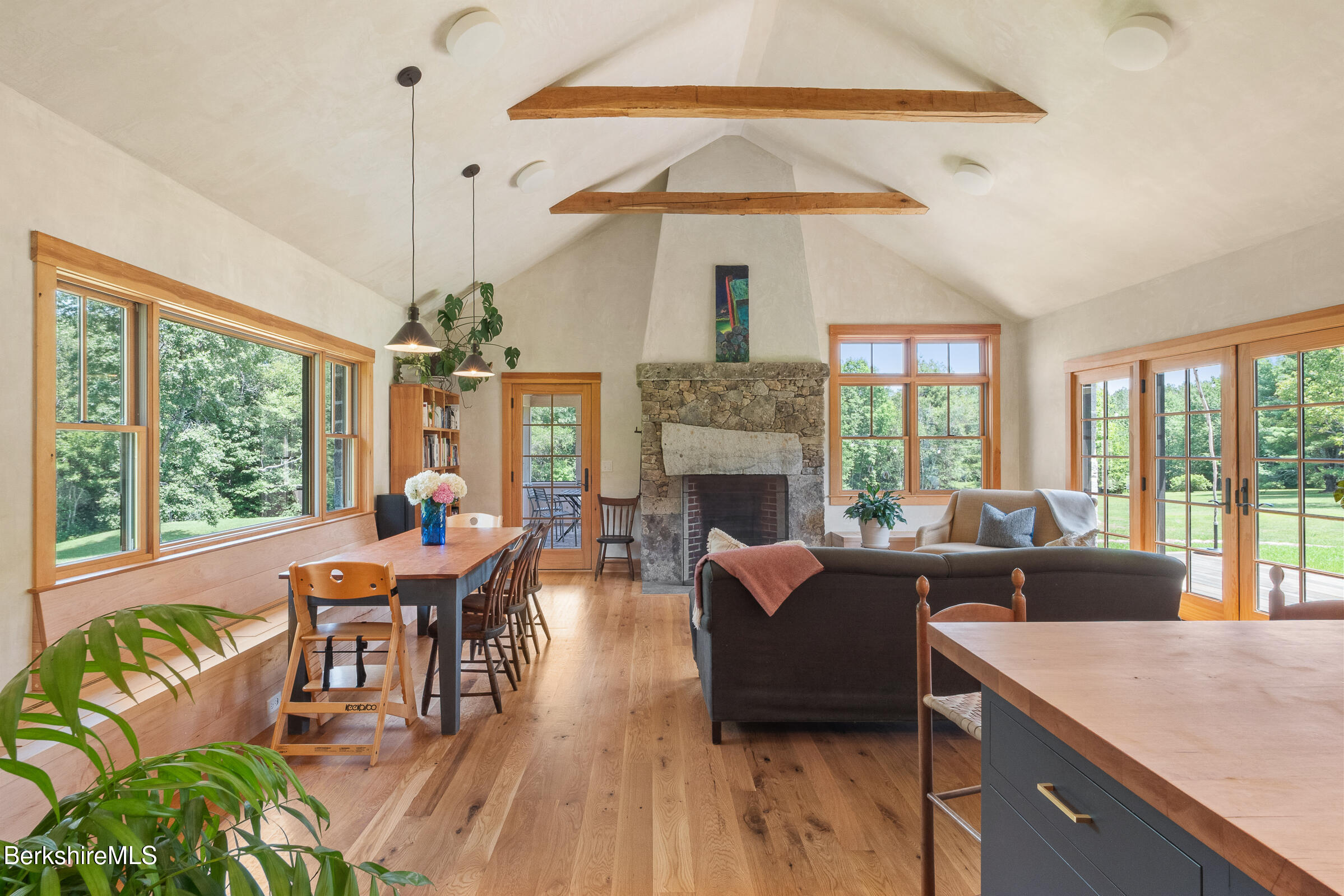 194 Sandisfield Road Sandisfield, MA 01255 - Photo 18 of 59 a living room with furniture and a fireplace