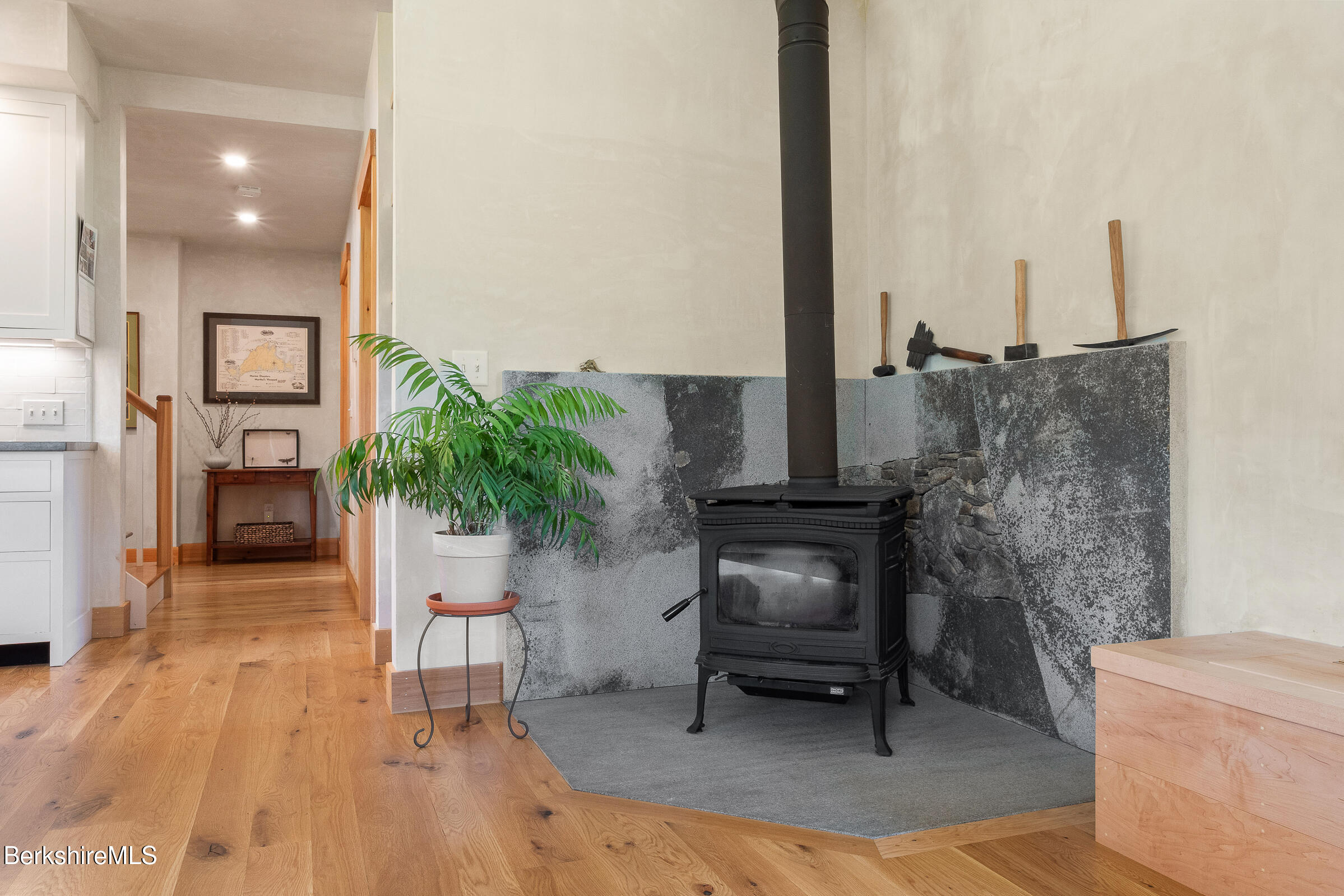 194 Sandisfield Road Sandisfield, MA 01255 - Photo 20 of 59 a living room with furniture and a fireplace